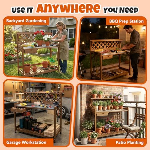 Outdoor Garden Potting Bench - Image 6