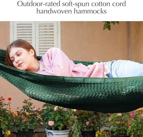 Handwoven Rope Mayan Hammock for Outside, 600 lbs Capacity - Image 4