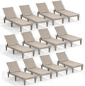 Nestl Lounge Chair Outdoor, Tanning Chair, Chaise Lounge Outdoor Set of 12 by Nestl