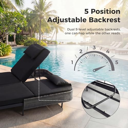 RADIATA 51.2" Double Chaise Lounge Set - Image 5