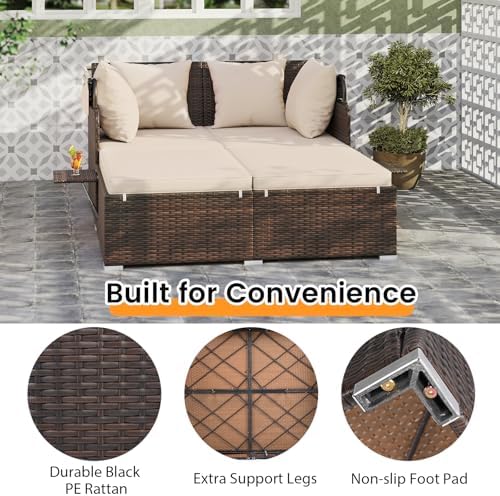 RELAX4LIFE Patio Outdoor Daybed - Image 6