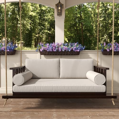 The Madison Steel Daybed Porch Swing by LiveCasual