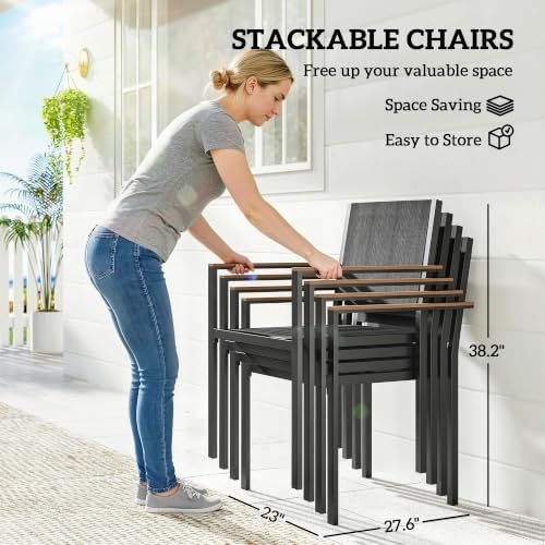 Outsunny 5 Piece Outdoor Dining Set - Image 4