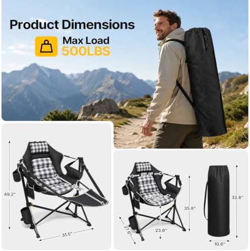 ZENPETIO Hammock Camping Chair - Image 2