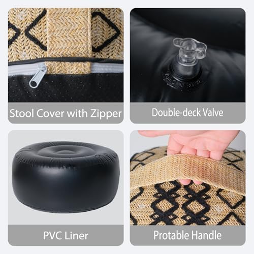 Outdoor Inflatable Ottoman - Image 4