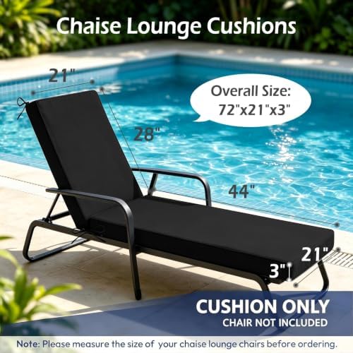 Chaise Lounge Cushions Outdoor - Image 2