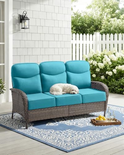 Luxury Patio Sofa Outdoor Wicker Couch - Image 2