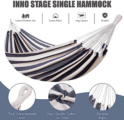 INNO STAGE Double Hammock with Tree Straps, Extra Large 2 Persons Hammock - Image 6
