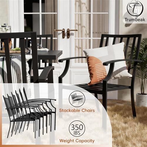 10-Pieces Patio Conversation Set, Metal Outdoor Furniture Set Includes 13.6FT - Image 6