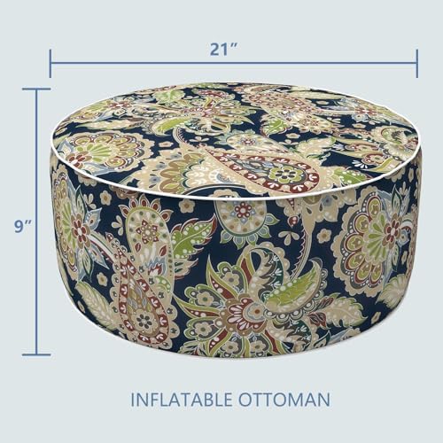 LVTXIII Inflatable Stool Ottoman Footrest - Image 3
