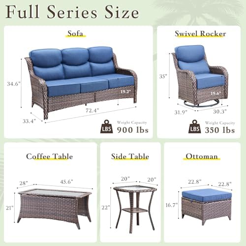 Outdoor Swivel Gliders - Image 6