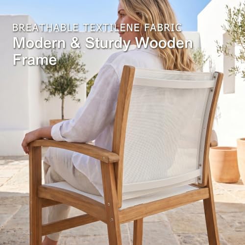 7-Piece Outdoor Patio Dining Set w/Umbrella Hole - Image 5
