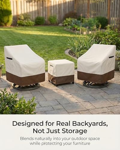 3-Piece Patio Bistro Furniture Cover Set, Heavy-Duty 600D Waterproof Outdoor - Image 4