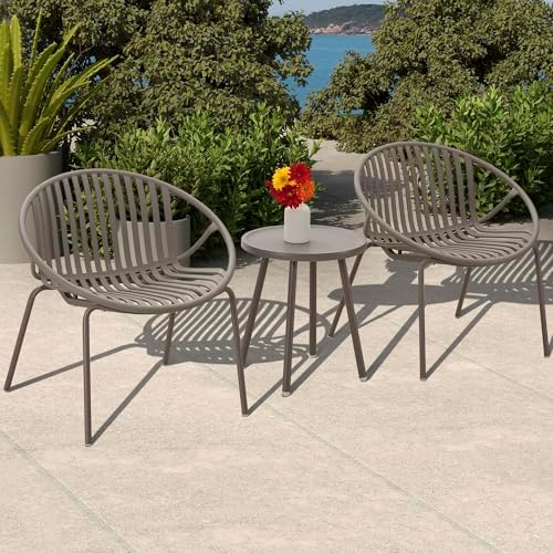3-Piece Outdoor Bistro Table and Chairs Set - Image 2