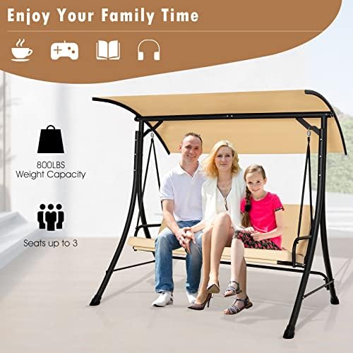 Tangkula 3 Person Porch Swing - Image 5