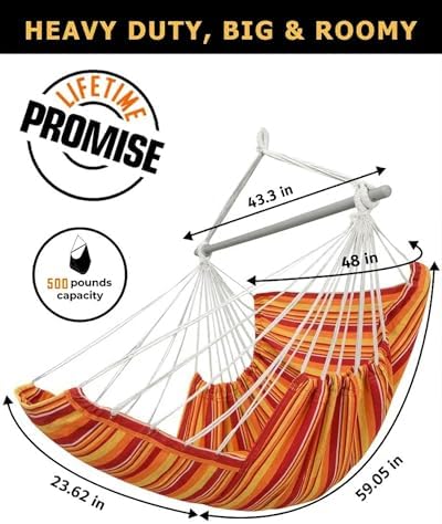 ADVOKAIR Hanging Hammock Chair Large Swing Chair - Image 4