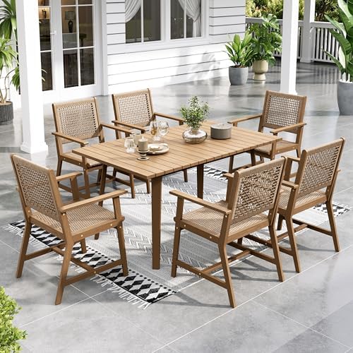 Sophia & William Patio Dining Set, Light Brown by SophiaWilliam