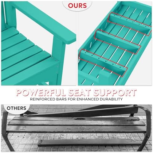Garden Bench, Farmhouse Park Front Porch - Image 6