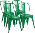 Furmax Metal Dining Chairs Set of 4, by Furmax