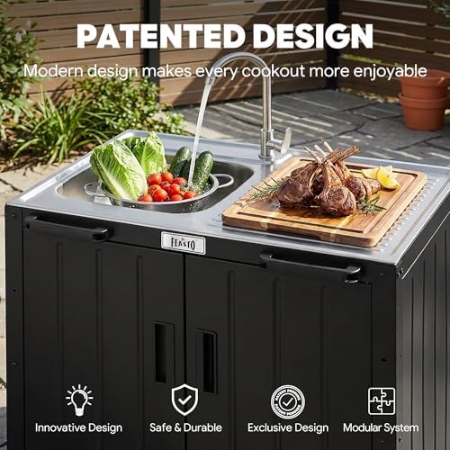 Feasto Modular Outdoor Kitchen Island - Image 4