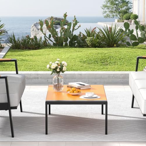 Aluminum Outdoor Patio Coffee Table - Image 2