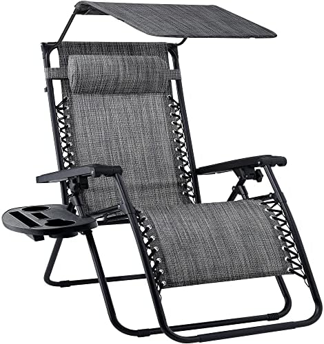 Best Choice Products Zero Gravity Chair Recliner w/ Canopy Shade by BestChoiceProducts