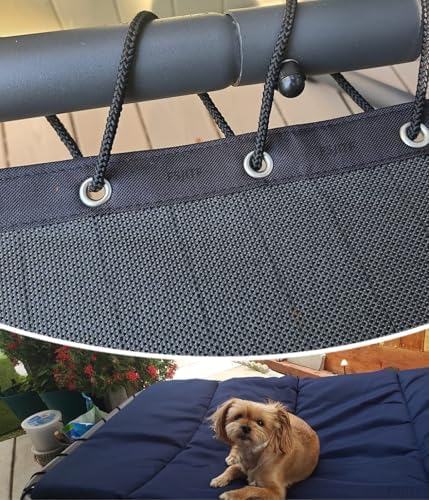 Patio Hanging Hammock zero gravity Lounger Replacement Support Mesh+Rope - Image 5