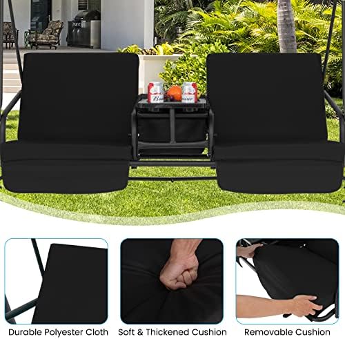 Tangkula 2 Person Porch Swing - Image 6