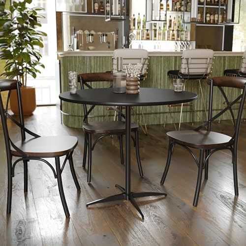 Flash Furniture 36 in Wood Round Cocktail Table - Image 2