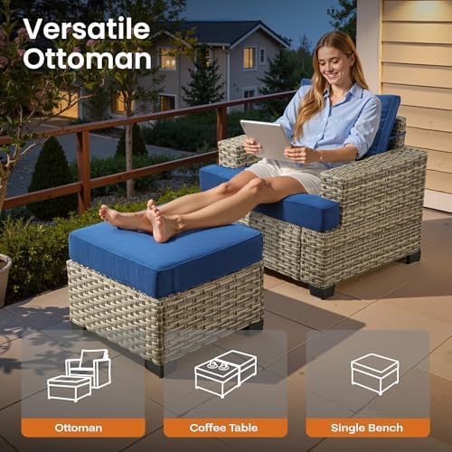 ovios 8 Piece Patio Sectional Furniture - Image 7