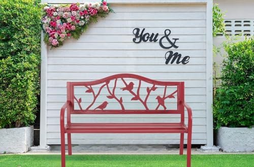 MFSTUDIO Outdoor Metal Bench Set of 2 - Image 2