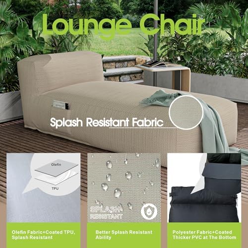 Outdoor Bean Bag Lounger Daybed Lazy Sofa Bed - Image 6