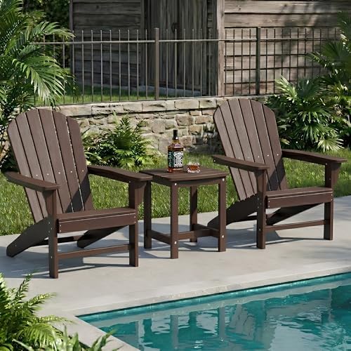 Y&M Outdoor Side Table, HIPS Adirondack Small Single Table, Waterproof Square - Image 4
