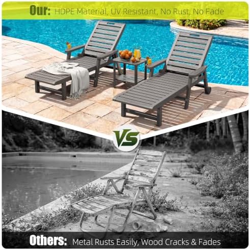 NUNU LAB Outdoor Chaise Lounge Chairs Set - Image 7