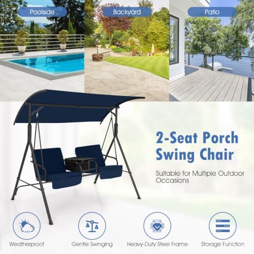 Happygrill 2 Person Porch Swing - Image 7