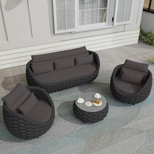TWT 6-Piece Aluminum Patio Furniture Set - Image 4