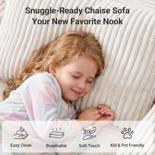Claiks 63" Chaise Lounge Chair, Cloud Boneless Sofa - Image 5