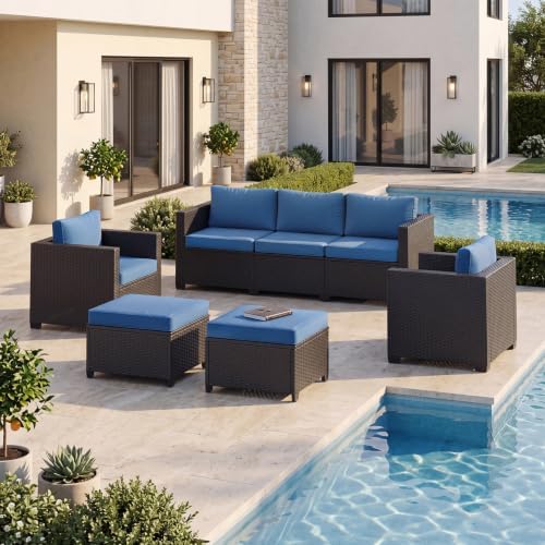 LazySunsets 5-Piece Outdoor Patio Furniture Set - Image 2