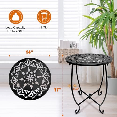 Fashion&cool 2 Pack Outdoor Side Tables - Image 6