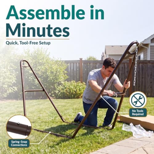 Sunnydaze Universal Heavy-Duty Hammock Stand - Image 4