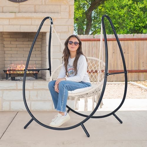 ANOW Patio Macrame Hammock Chair - Image 2