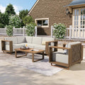 5pcs Patio Sectional Furniture Set by HERASHOUSE