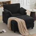 57.5" Oversized Chenille Chair by WUTUTUEE