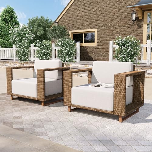 2-Piece Patio Furniture, Outdoor Chair by HERASHOUSE