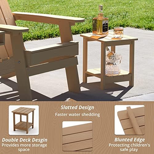 LUE BONA Outdoor Side Table, Small Outdoor Side Table - Image 5