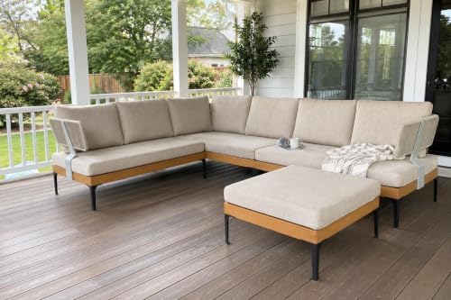 PURPLE LEAF 7 Pieces Outdoor Patio Furniture Set by PURPLELEAF