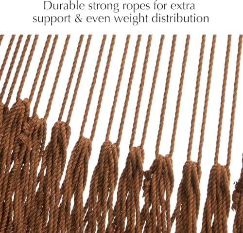 Family Handwoven Rope Mayan Hammock, 600 lbs Capacity, Extra Large - Image 5