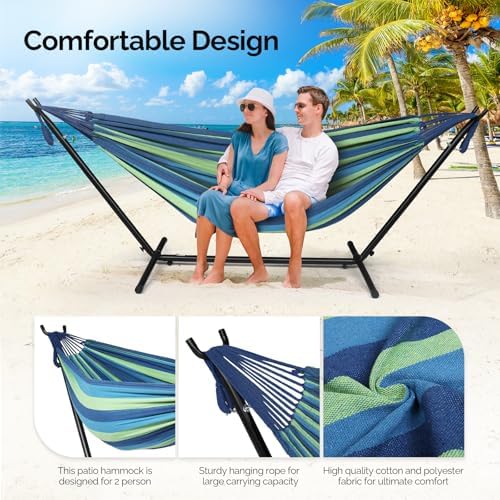 Heavy Duty 550 LBS Double Hammock - Image 5