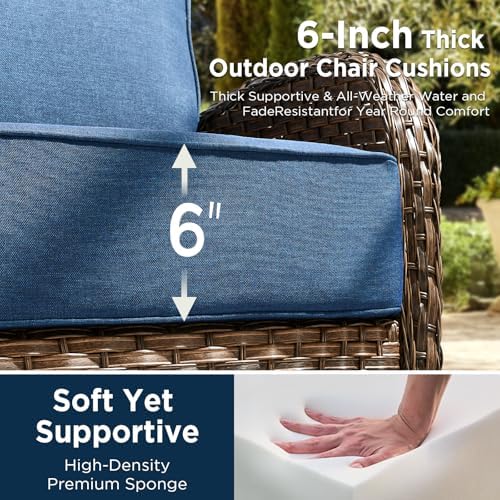 8 Pieces Luxury Outdoor Patio Furniture Set - Image 3