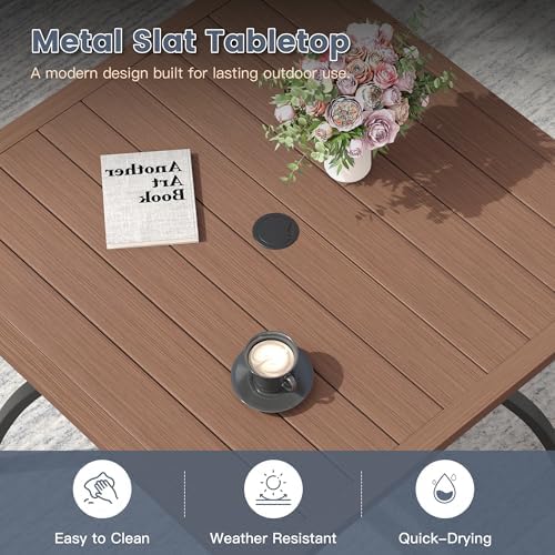 VICLLAX Outdoor Patio Dining Table - Image 4